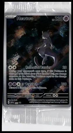 Mewtwo SV: Scarlet & Violet Promo Cards #052 Sealed Near Mint or Better - Image 1