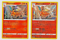 Charizard 010/078 Holo & Charizard 010/078 Reverse Holo Pokemon Go Rare Cards NM - Image 1