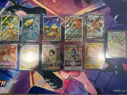 Lot of 11 cards including Charizard, Psyduck, and other cards pictured. - Image 1