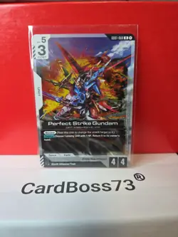 Perfect Strike GundamGundam Card Game . Newtype Rising Rare . GD01-068 - Image 2