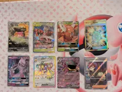 Pokemon TCG - Tag Team GX Lot - 8 Cards - NM/LP Ex IR CARDS Mewtwo - Image 1