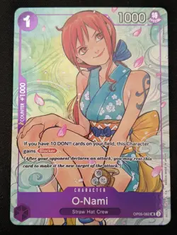 One Piece O-Nami Boa Yamato Black Maria Illustration Box Vol 1&2 Promo Card Set - Image 1