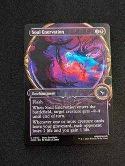 MTG - Soul Enervation SHOWCASE - Murders at Karlov Manor - Pack Fresh!! - Image 1