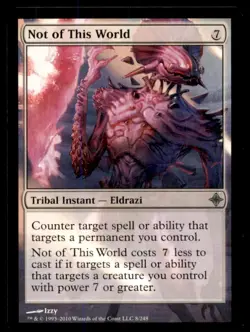 MTG Not of This World LP Light Play Rise of the Eldrazi [3391] - Image 1