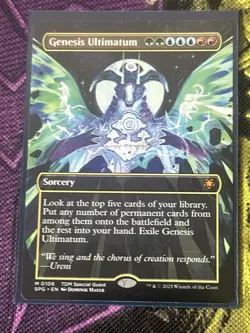 Near Mint, English - 1 x MTG Genesis Ultimatum - Borderless MTG: Special Guests - Image 1