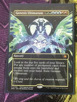 Near Mint, English - 1 x MTG Genesis Ultimatum - Borderless MTG: Special Guests - Image 2