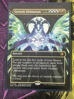 Near Mint, English - 1 x MTG Genesis Ultimatum - Borderless MTG: Special Guests - Image 4
