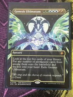 Near Mint, English - 1 x MTG Genesis Ultimatum - Borderless MTG: Special Guests - Image 5
