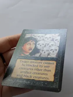 WOTC MTG Vintage Beta Edition Fear (NM) CCG Magic the Gathering - Image 4