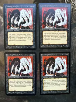 *** ARABIAN NIGHTS 4x Cuombajj Witches *** NM-Mint! - DUTY PAID - Magic MtG - Image 1