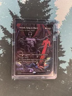 Magic The Gathering Spider-Man Venom King In Black Mythic Full Art Foil NM - Image 1