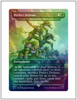 1x Perfect Defense (Defense of the Heart), Foil, Secret Lair, Magic, MTG NM - Image 1