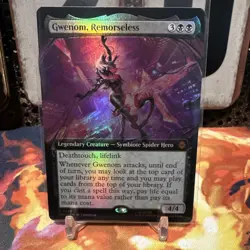 Gwenom, Remorseless (Extended Art) MTG Marvel's Spider-Man Foil - Image 1