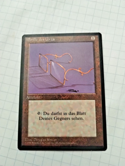 Mtg Glasses Of Urza (Brille des Urza) German FBB Regular Miscut-Bit of Edge Wear - Image 1