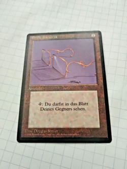 Mtg Glasses Of Urza (Brille des Urza) German FBB Regular Miscut-Bit of Edge Wear - Image 2