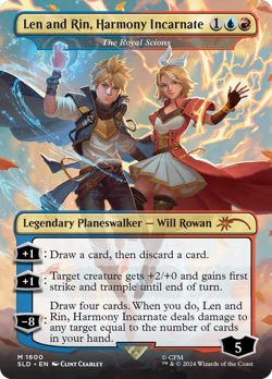 Len and Rin, Harmony Incarnate | The Royal Scions (Secret Lair) PROMO NM - Image 1