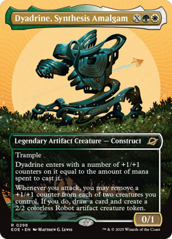 Dyadrine, Synthesis Amalgam (Borderless) FOIL Edge of Eternities NM ABUGames - Image 1