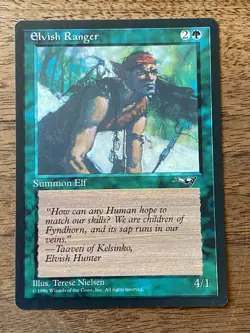 Elvish Ranger (A - Male) NM+ NEVER PLAYED MTG Alliances FREE SHIPPING - Image 1