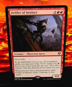 magic the gathering - Defiler of Instinct - Creature - Phyrexian Kavu - Rare - Image 1