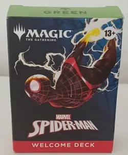 SDCC 2025 MAGIC THE GATHERING SPIDER-MAN GREEN WELCOME DECK DAILY BUGLE PLAYMAT - Image 2