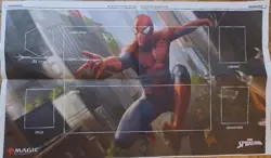 SDCC 2025 MAGIC THE GATHERING SPIDER-MAN GREEN WELCOME DECK DAILY BUGLE PLAYMAT - Image 4