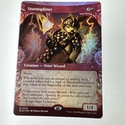 MTG Stormsplitter (Showcase Foil) Mythic #319 Bloomburrow NM/Mint Pack Fresh! - Image 1