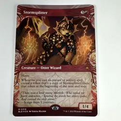 MTG Stormsplitter (Showcase Foil) Mythic #319 Bloomburrow NM/Mint Pack Fresh! - Image 3