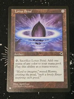 Lotus Petal, Tempest Reprint, MTG TCG - Image 1