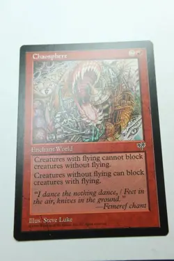 MTG Chaosphere x1- -Mirage-Lightly Played - Image 1