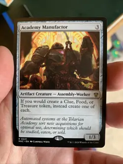 Academy Manufactor ~ Commander: Murders at Karlov Manor [ NM ] [ MTG ] - Image 1