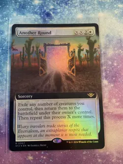 Another Round EXTENDED FOIL, Outlaws of Thunder Junction, MTG NM/M OTJ 0307 - Image 1