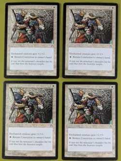 Conviction x4 Stronghold 4x Playset Magic the Gathering MTG - Image 1