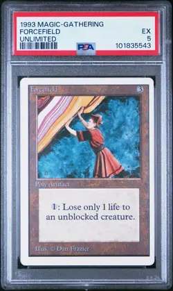 1993 MTG UNLIMITED FORCEFIELD PSA 5 - Image 1
