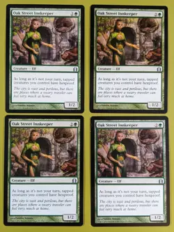 Oak Street Innkeeper x4 Return to Ravnica 4x Playset Magic the Gathering MTG - Image 1