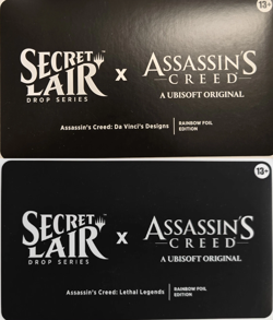 Secret Lair FOIL Assassin’s Creed: Da Vinci’s Designs + Lethal Legends - SEALED! - Image 1
