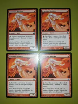 Scorched Rusalka x4 - Guildpact - Magic the Gathering MTG 4x Playset - Image 1