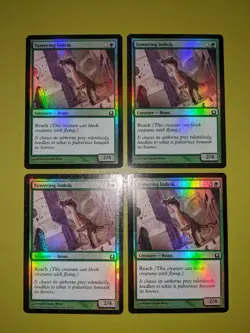 FOIL Towering Indrik x4 Return to Ravnica 4x Playset Magic the Gathering MTG - Image 1