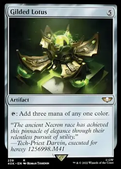 1 x Gilded Lotus - Universes Beyond: Warhammer 40,000 - Light Play - MTG - Image 1