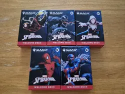 Spider-Man Magic the Gathering Welcome Deck Complete Set NEW- Never Opened 2025 - Image 1