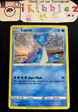 Lapras SWSH051 NM Holo Foil Black Star Pokemon Promo. Free Tracked Shipping! - Image 1