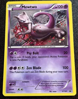 Mewtwo XY101 XY LP Cosmos Holo XY Black Star Pokemon Promo! - Image 1
