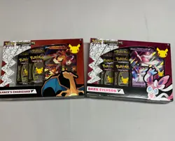 Pokemon Celebrations Dark Sylveon V Lances Charizard V 2 Box Set New TCG - Image 1