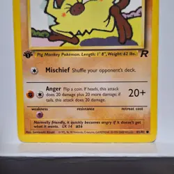 Mankey 61/82 - Pokemon TCG Team Rocket (2000)- 1st Edition WOTC - Image 3
