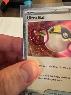 SWIRL Ultra Ball 196/198 Holo Pokemon Prize Pack Scarlet & Violet variant B - Image 3