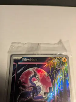 SEALED Pokemon Miraidon SVP 013 Scarlet & Violet ETB Holo Black Star Promo - Image 3