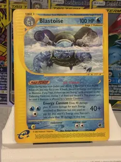 Pokemon TCG - Blastoise 037/165 Expedition Base Set Regular - Image 1