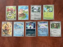 Pokemon TCG - 9 Card Lot - Black Bolt & White Flare - 6 Poke Ball - 3 IR - NM - Image 1
