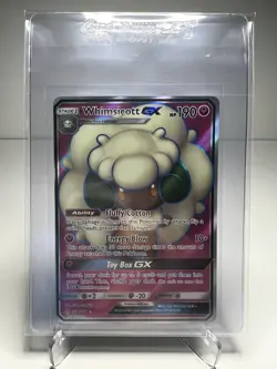 Whimsicott GX 206/214 Full Art Holo Rare SM: Unbroken Bonds NM Pokemon TCG - Image 1