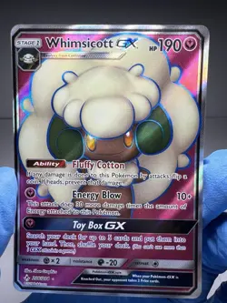 Whimsicott GX 206/214 Full Art Holo Rare SM: Unbroken Bonds NM Pokemon TCG - Image 2
