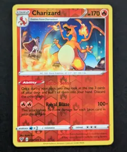 Pokemon TCG Charizard Vivid Voltage 025/185 Reverse Holo Rare - Image 1